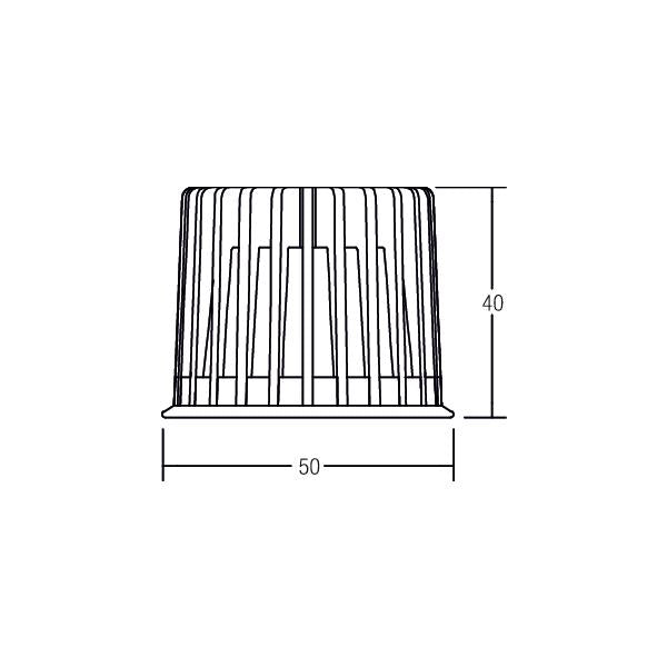 BRUMBERG LED-Reflektoreinsatz 350 mA, 6 W, 38°, 3000 K, Höhe 40 mm BRUMBERG LED-Reflektoreinsatz 350 mA, 6 W, 38°, 3000 K, Höhe 40 mm